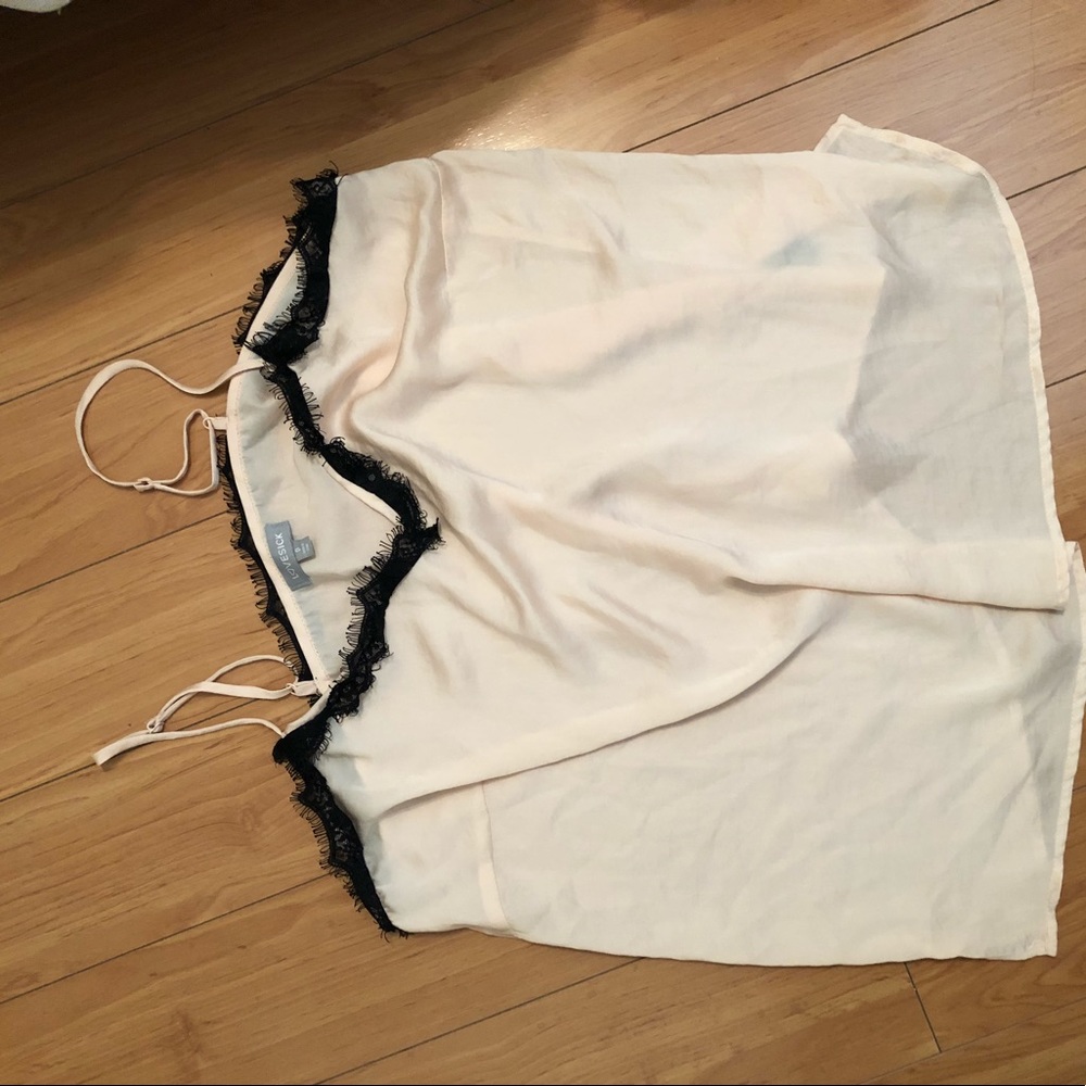 Satin tank top